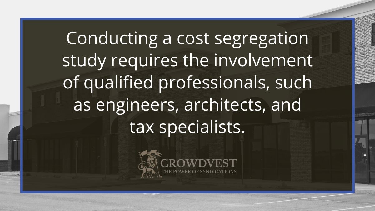 Conducting a cost segregation